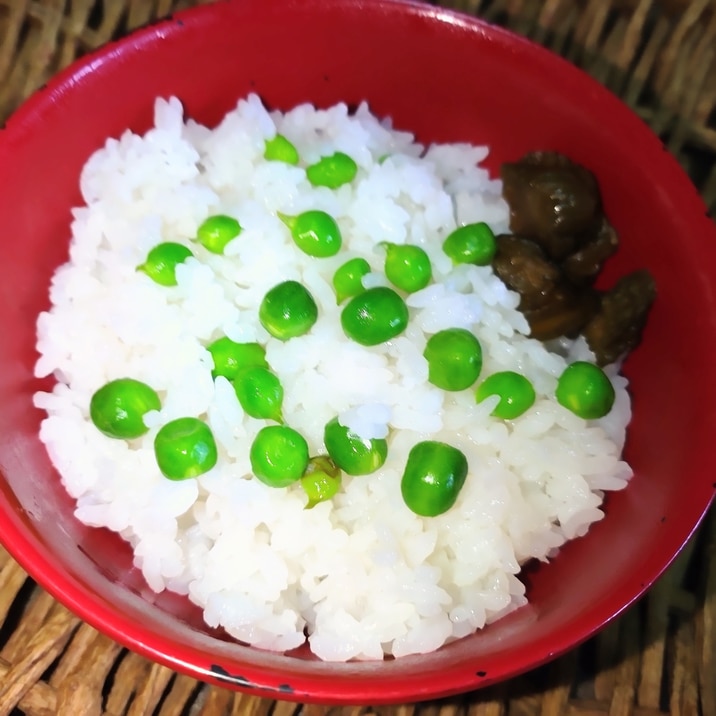 スナップエンドウ☆豆ご飯